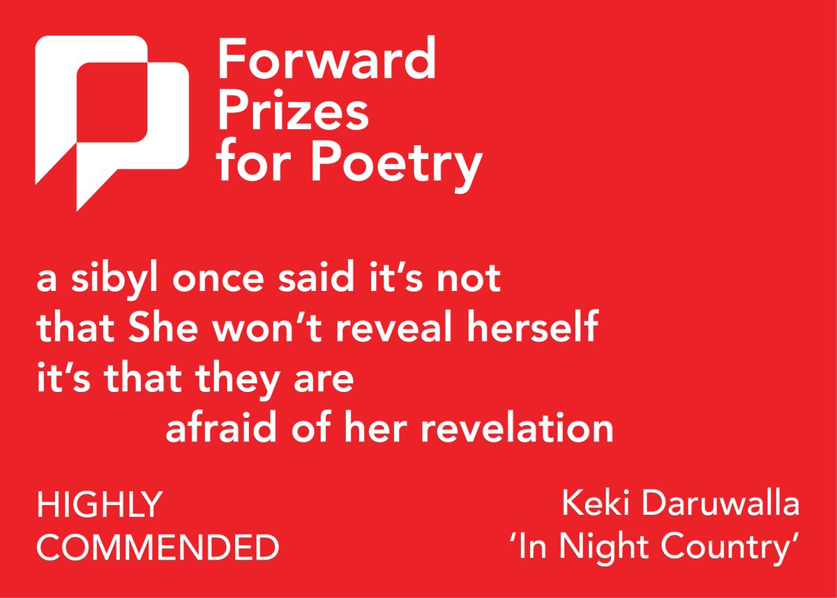 ForwardPrizes's tweet photo. Keki Daruwalla's poem 'In night country' was published in @AcumenPoetry and was highly commended by the #ForwardPrize judges https://t.co/ucHZYS6XX0