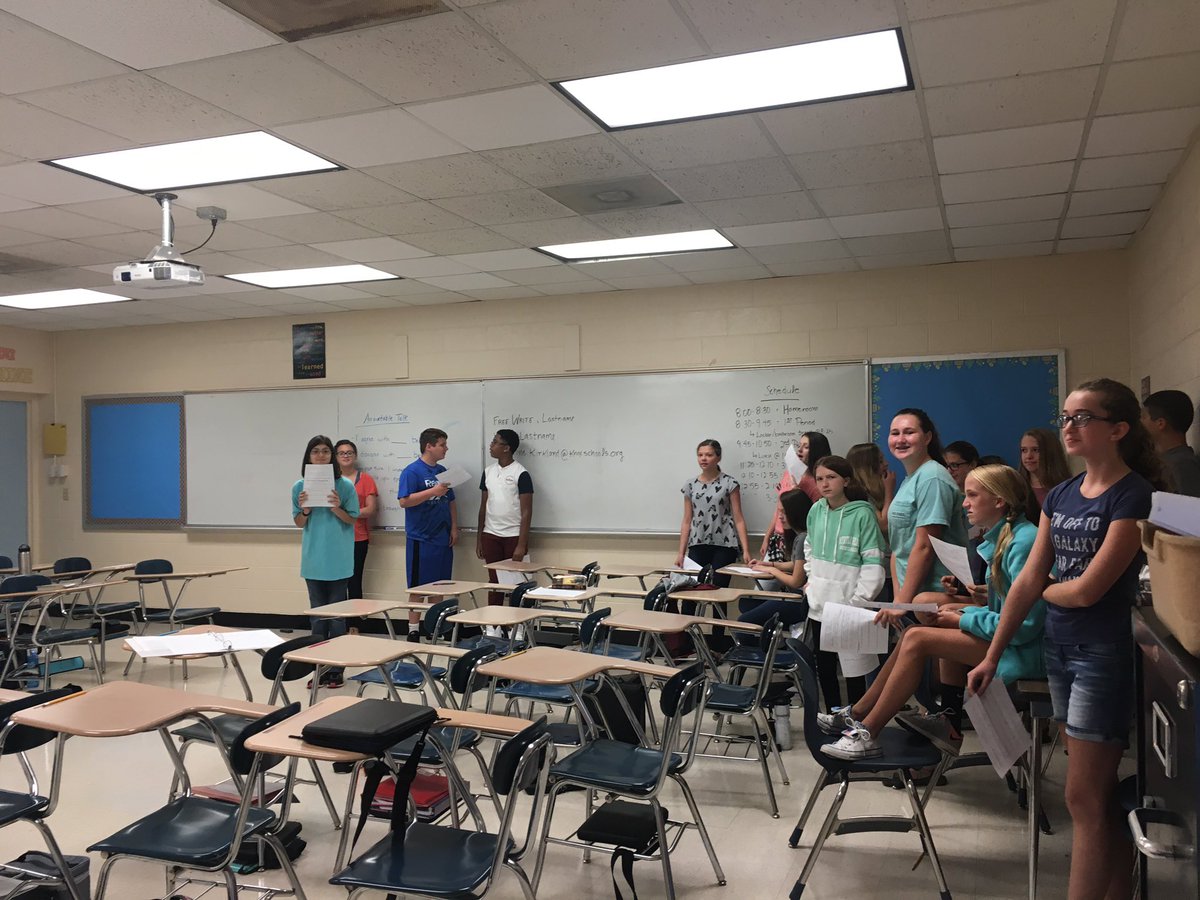 kkirkla5's tweet photo. 1st period using accountable talk to debate major themes in a novel. #ela #speakingandlisteningstandards #RespectfulDebate #somuchfun https://t.co/hGhEDzaEd5