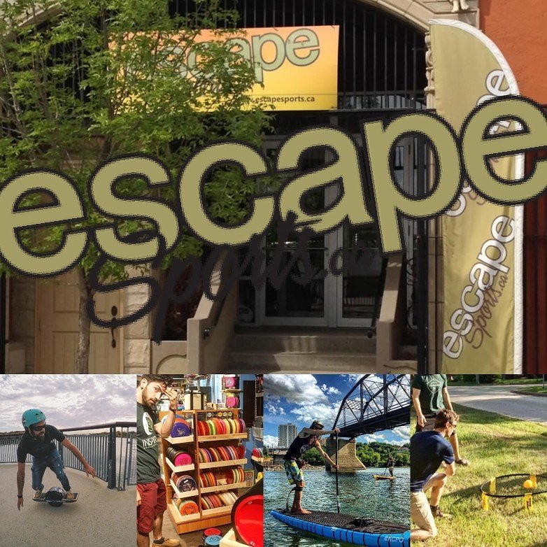 Huge shout-out to our sponsor @escapesports! Also gold sponsors for <a href="/CUC_tweet/">Canadian Ultimate Championships</a>  hosted this weekend by <a href="/yxeulti/">Saskatoon Ultimate</a> at Forest Park. #cucm2017