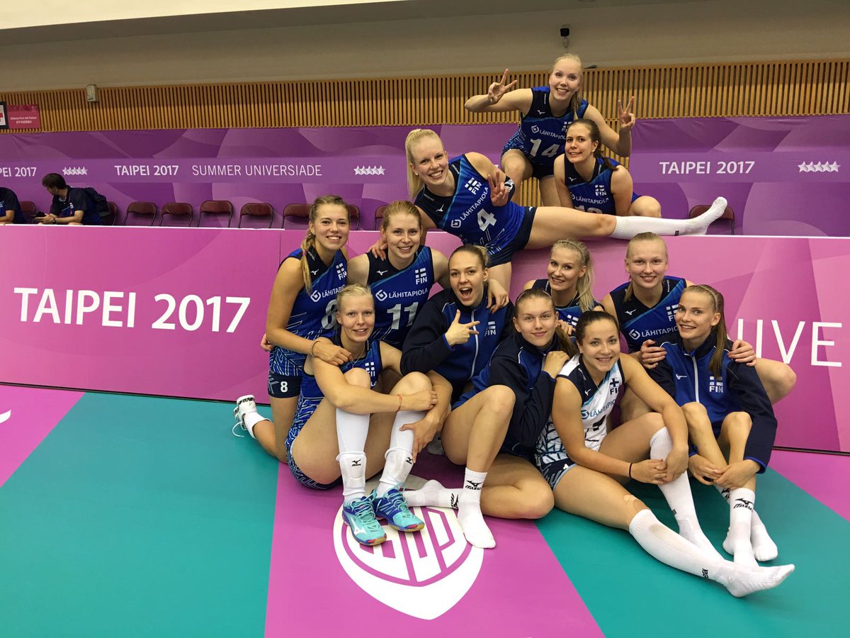 Naiset liekeissä Taiwanissa. Universiadeissa tänään varmistui paikka kahdeksan sakissa!

lentopalloliitto.fi/elamyksia/uuti…