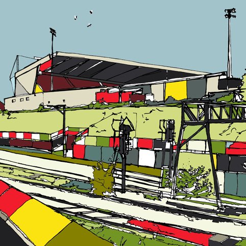 Crewe
#Drawing the 92 Book#  buy the book here! ow.ly/mfe030el3a6  
# <a href="/urbancolours/">Jamie B Edwards</a> # <a href="/crewealexfc/">Crewe Alexandra</a>