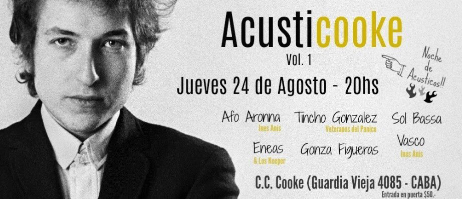 Lo que se viene mañana es tremendo. #AcustiCooke