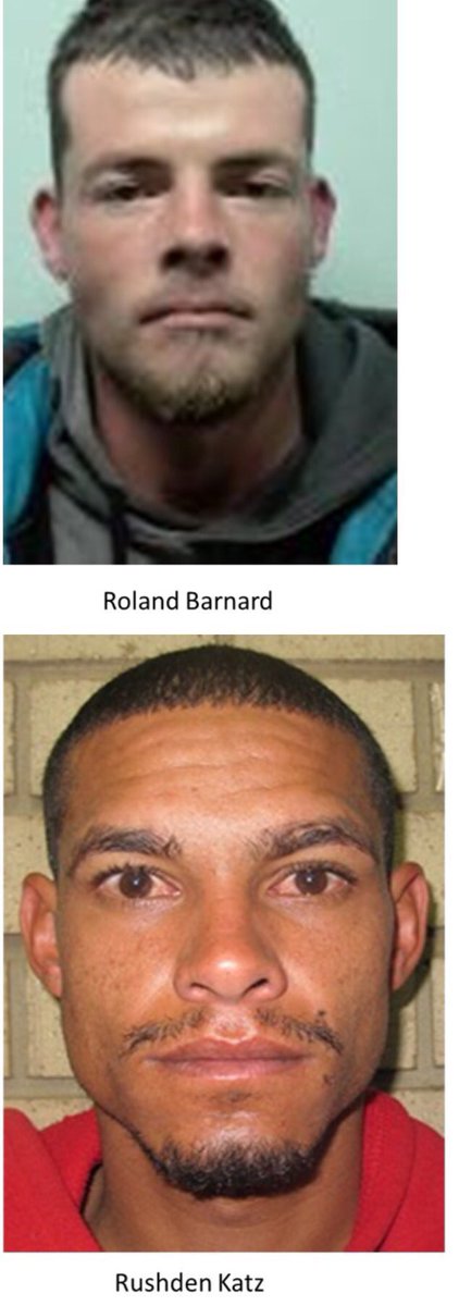 mwelimasilela's tweet photo. Faces of some of the 20 prisoners who #escaped yesterday while enroute to Correctional Services in Gauteng, manhunt launched. #sabcnews https://t.co/5xXG3UpqYf