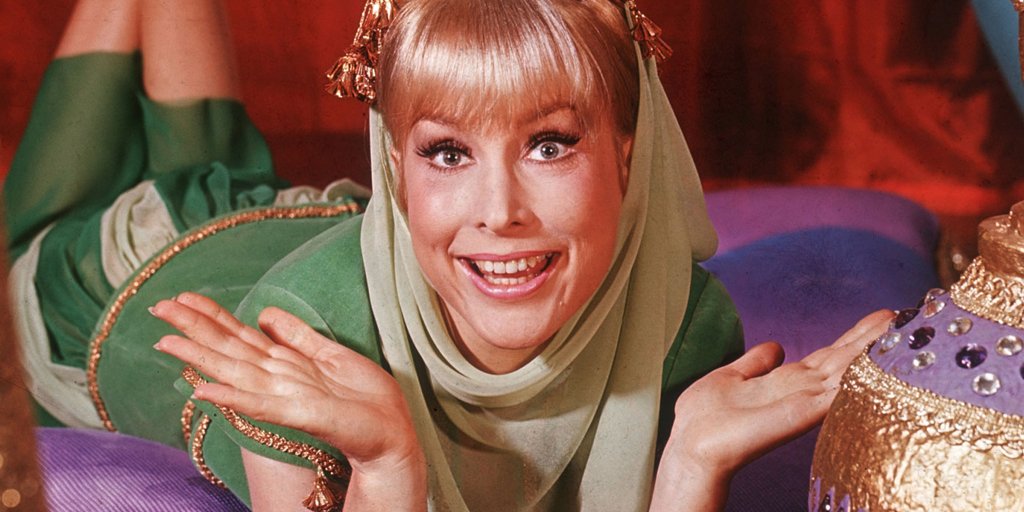 Happy Birthday Barbara Eden! See the I Dream of Jeannie (1965-70) star in The Woman Hunter (1972) on our app! 