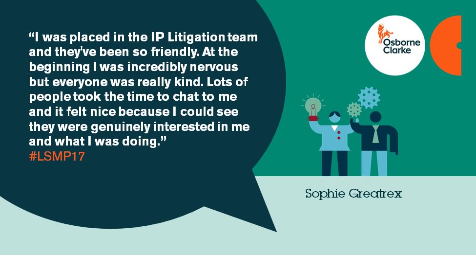 OsborneClarkeUK's tweet photo. Here are some quotes from #LSMP17 students that visited our #Bristol office! Glad to hear you enjoyed your time #SocialMobility @LSMP_UK https://t.co/UnXG0WoY7b