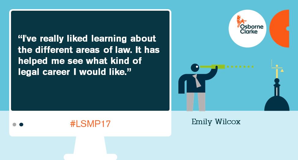 OsborneClarkeUK's tweet photo. Here are some quotes from #LSMP17 students that visited our #Bristol office! Glad to hear you enjoyed your time #SocialMobility @LSMP_UK https://t.co/UnXG0WoY7b