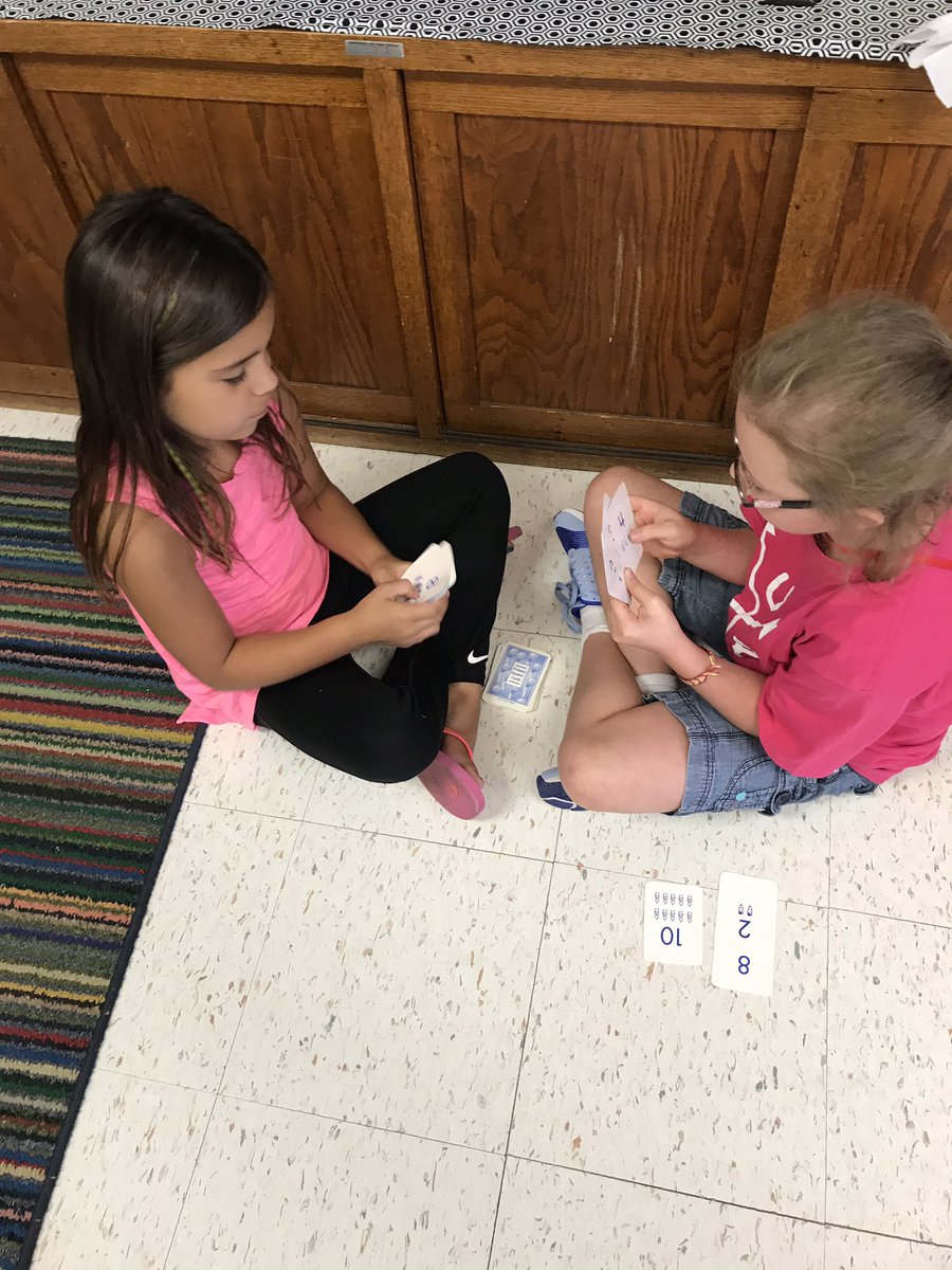 Mrs_Jeffries3's tweet photo. Fun in Math Today! #gofish #make10 #isdstrong #lufflions https://t.co/FBUOYNPDmC