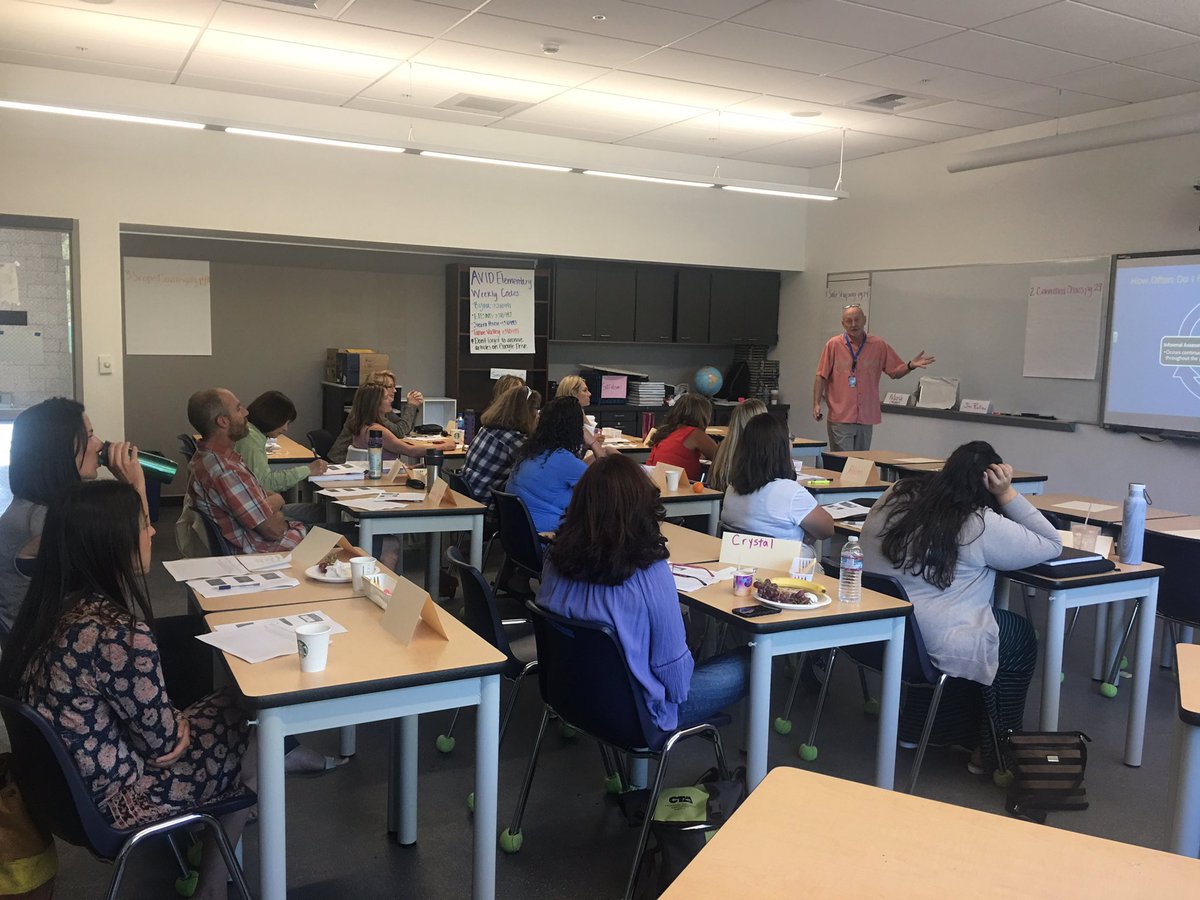 MaestraLuquin's tweet photo. AVID Elementary Implementation 101 in full swing! #stavidpride #weareltusd https://t.co/2nT21lUvol