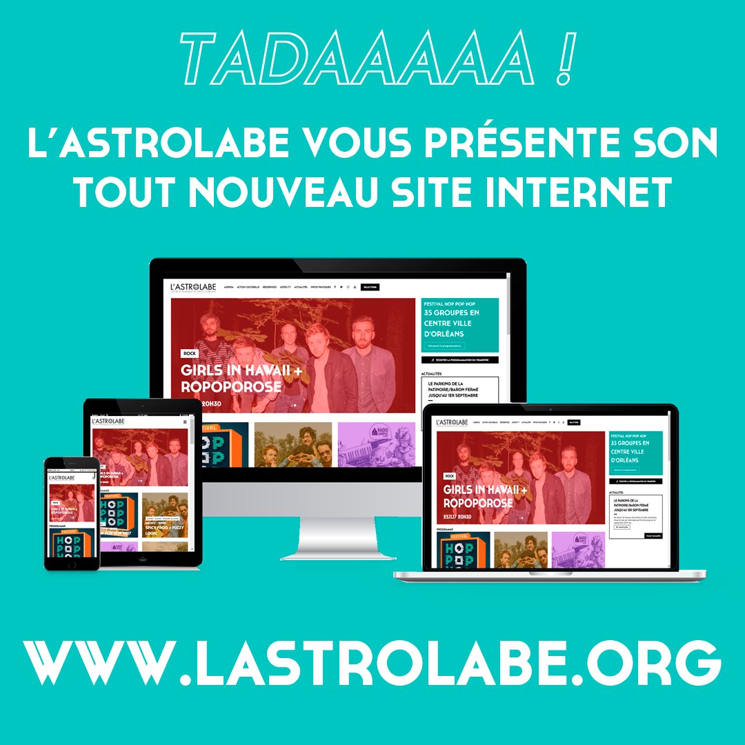 AstroOrleans's tweet image. [IL EST LÀ !] Notre nouveau site est en ligne : lastrolabe.org ! merci @Buzznative ! #orleans #loiret