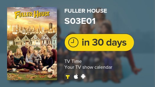Fuller House is back in 30 days! #fullerhouse #tvtime