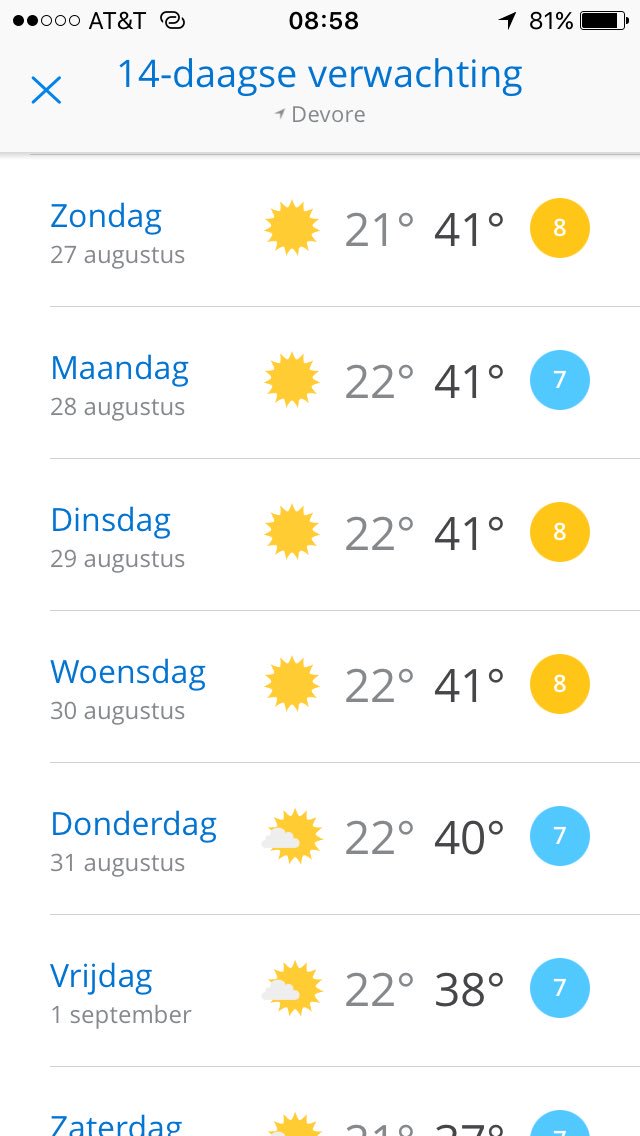 AdriaanterHuurn's tweet photo. Hogere temperaturen🙃 #weekend en volgende week hier in zuid #Californië. Mogelijk kazerneren extra #handcrews i.v.m. #risico #natuurbranden https://t.co/TqoV1MGteH