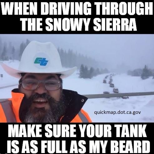 CaltransHQ's tweet photo. Thanks to "Donner Dave," Caltrans won an award at #Transcomm2017! His timely video updates & safety messages kept us informed last winter. https://t.co/soipIQdbcw