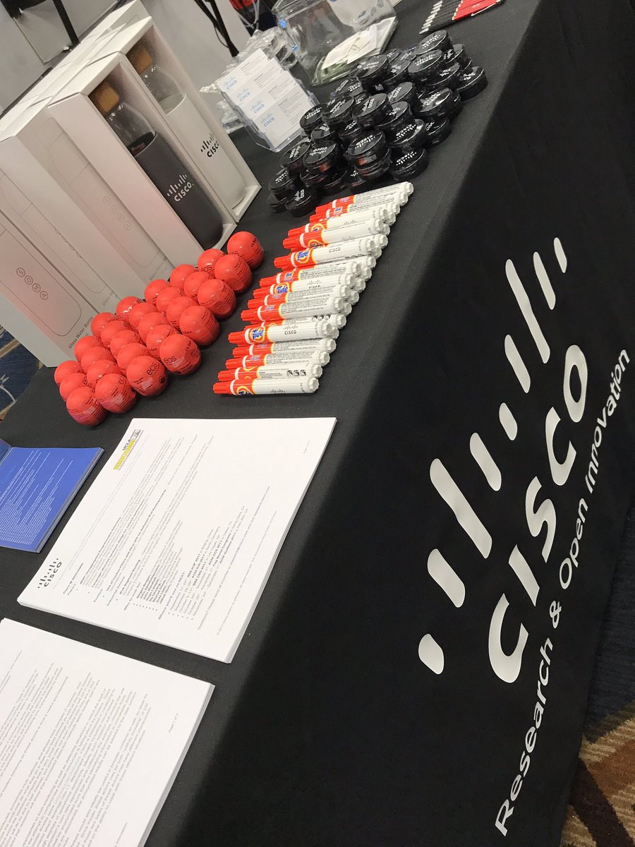 Cisco Research & OI (@ciscoroi) on Twitter photo Ready for Day 2! <a href="/ACMSIGCOMM/">ACM SIGCOMM</a> Check out our newest RFPs on SDN/P4 and Insider Threat: research.cisco.com/research Ready for Day 2! <a href="/ACMSIGCOMM/">ACM SIGCOMM</a> Check out our newest RFPs on SDN/P4 and Insider Threat: research.cisco.com/research