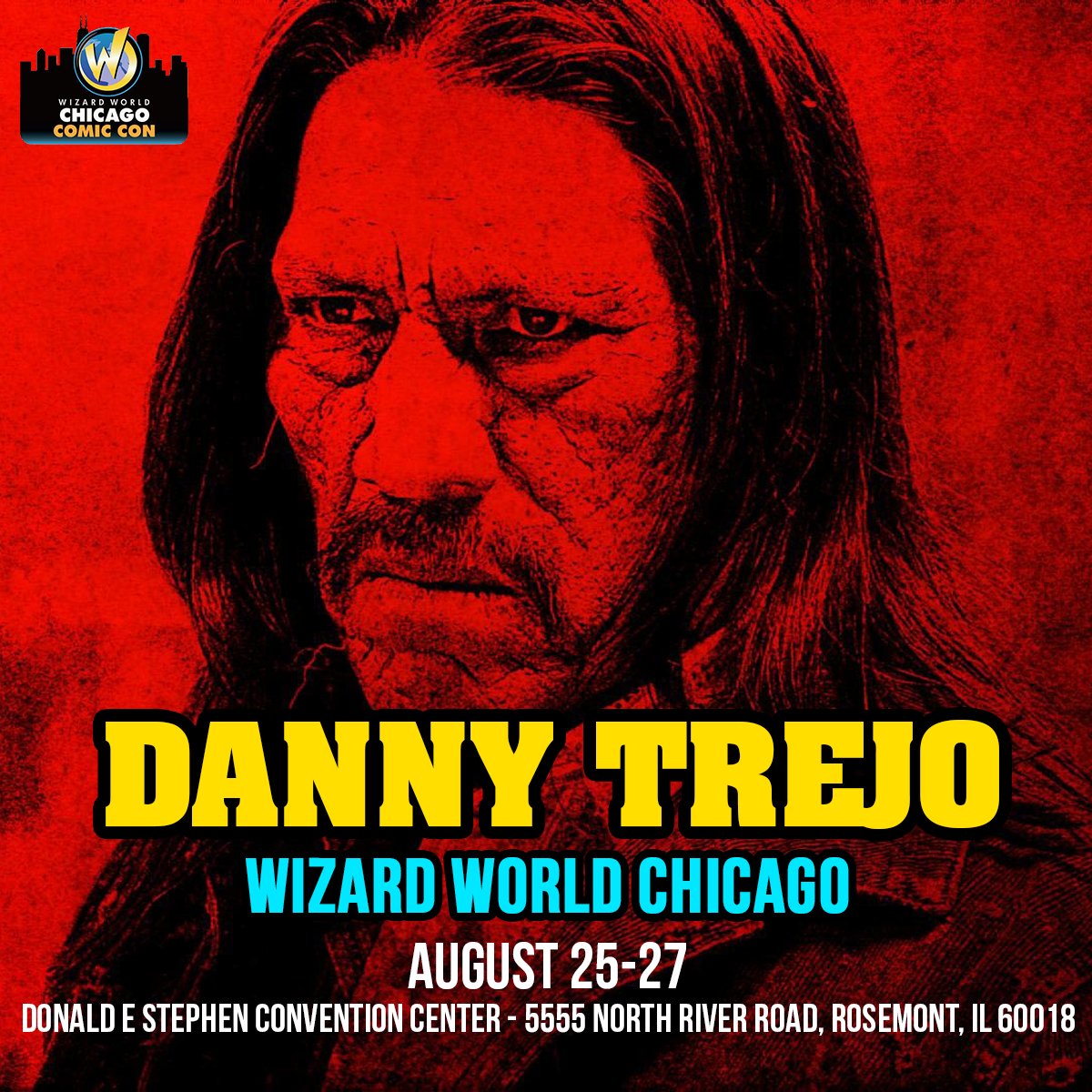 Chicago! I'll be at @WizardWorld This weekend 25th-27th #WizardWorld https://t.co/Vhvq1ied1u
