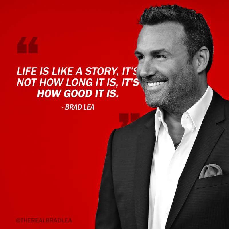 TheRealBradLea's tweet photo. It's your life... make it a best seller. 
#WednesdayWisdom https://t.co/rF0Wd2rfE9