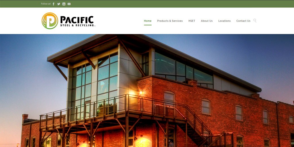 PacSteelRecycle's tweet photo. New design, responsive, detailed services info - Our #newwebsite is live, check it out! https://t.co/2ONv5FJ7bm #PacificSteelRecycling https://t.co/NkBuYkO2gA