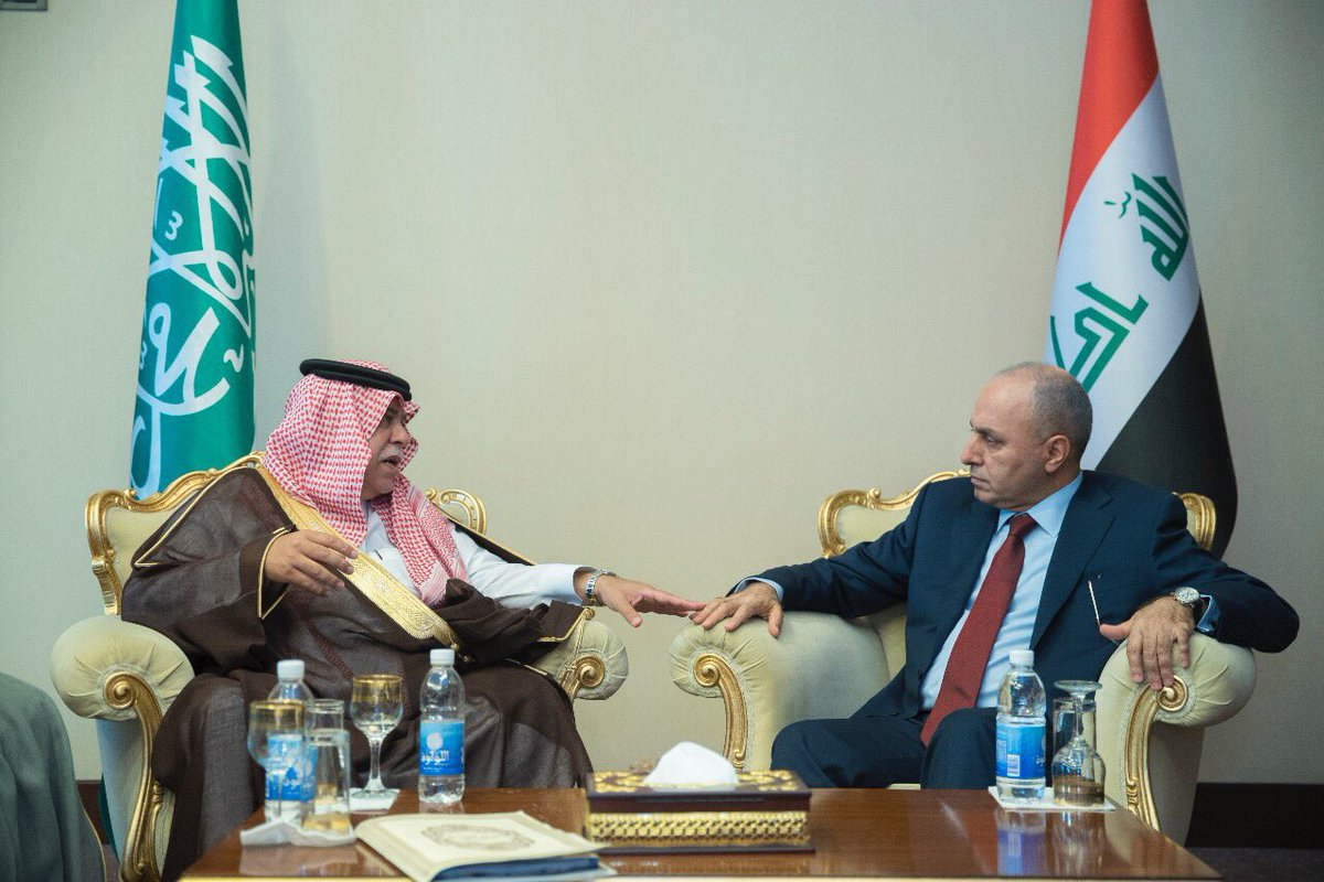 malkassabi's tweet photo. سعدت بزيارة بغداد ولقاء رئيس الوزراء العراقي وعددٍ من الوزراء والمسؤولين تعزيزًا لأواصر الاخوة والجوار بين بلدينا الشقيقين https://t.co/bK6VVFEuds
