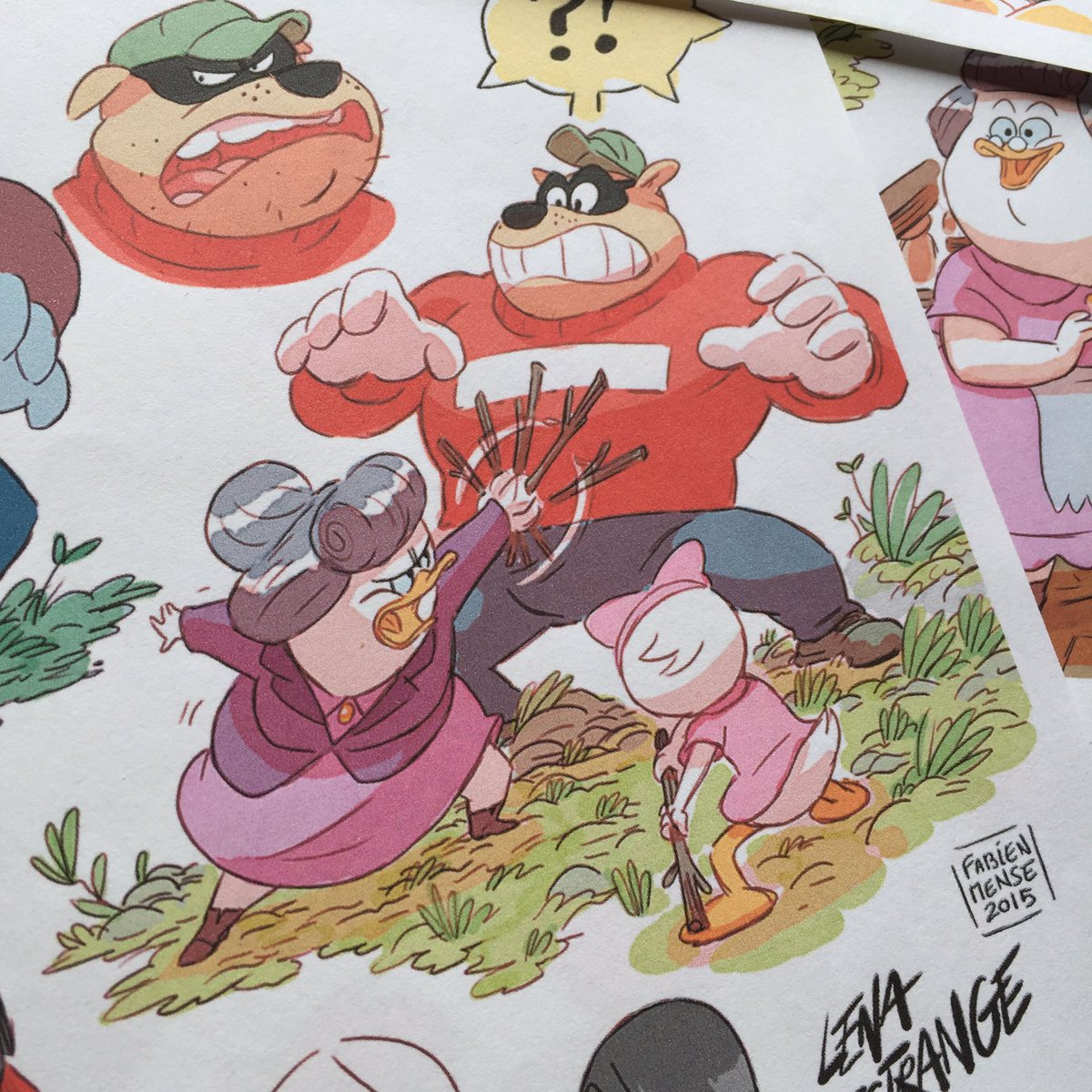 fabien_mense's tweet photo. More research on the new Ducktales series: Ladies in action ! (Unfortunately no Daisy) #Ducktales #Disney #fabienmense https://t.co/jAOY41zuxq