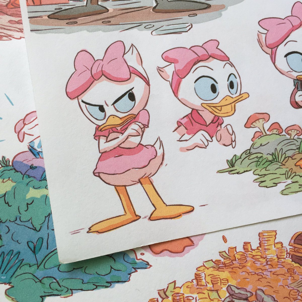 fabien_mense's tweet photo. More research on the new Ducktales series: Ladies in action ! (Unfortunately no Daisy) #Ducktales #Disney #fabienmense https://t.co/jAOY41zuxq