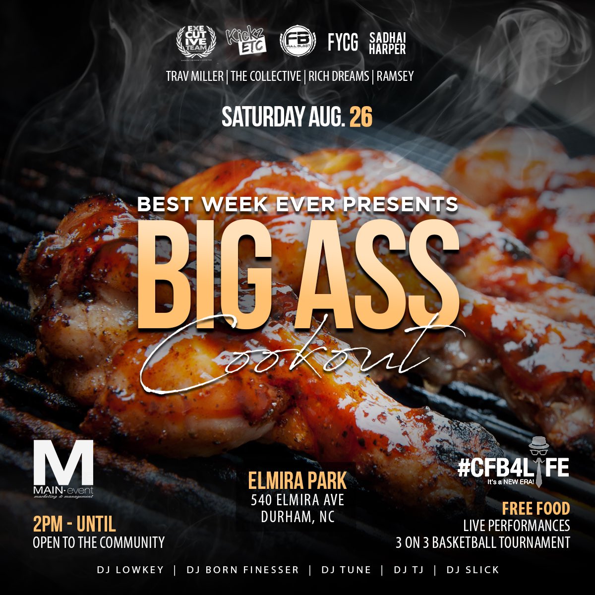 travmillionss's tweet photo. Think Ima get my 3 for this 3 on 3 tournament at the #BigAssCookout Saturday #bestweekever5 https://t.co/EY52ZwMX87