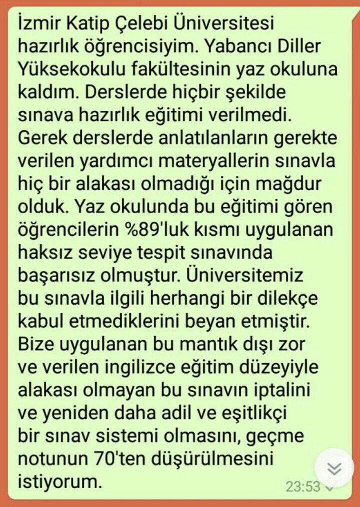 Omersisecioglu's tweet photo. Bu katlima dur de! 372 öğrencinin katıldığı sınavdan sadece 48 kişi geçebildi.
#ikcudehakyeniyor https://t.co/97F2gapTBm