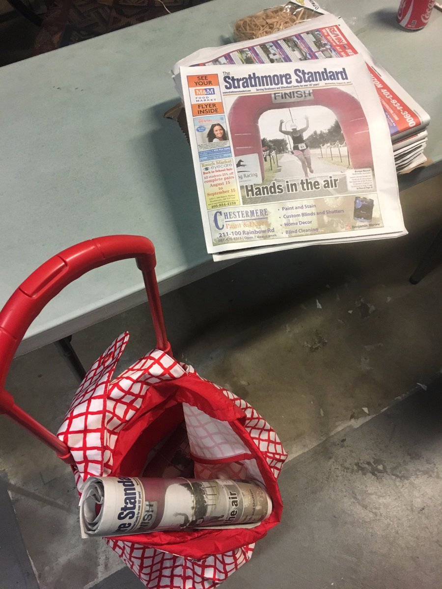 faimsociety's tweet photo. One of @faimsociety's many employers, @S_Standard!!
Marynn hard at work prepping for today's delivery #aimsatwork @Strathmore_Town https://t.co/T3U047TggS