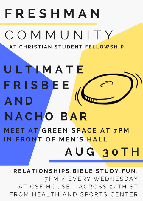 ArickTheRed's tweet photo. Our Freshman Community Group kicks off next Wednesday! Come and connect with other students and grow in your faith @CSFkearney #NACHOOOOOOS https://t.co/1QSqAnKv2W