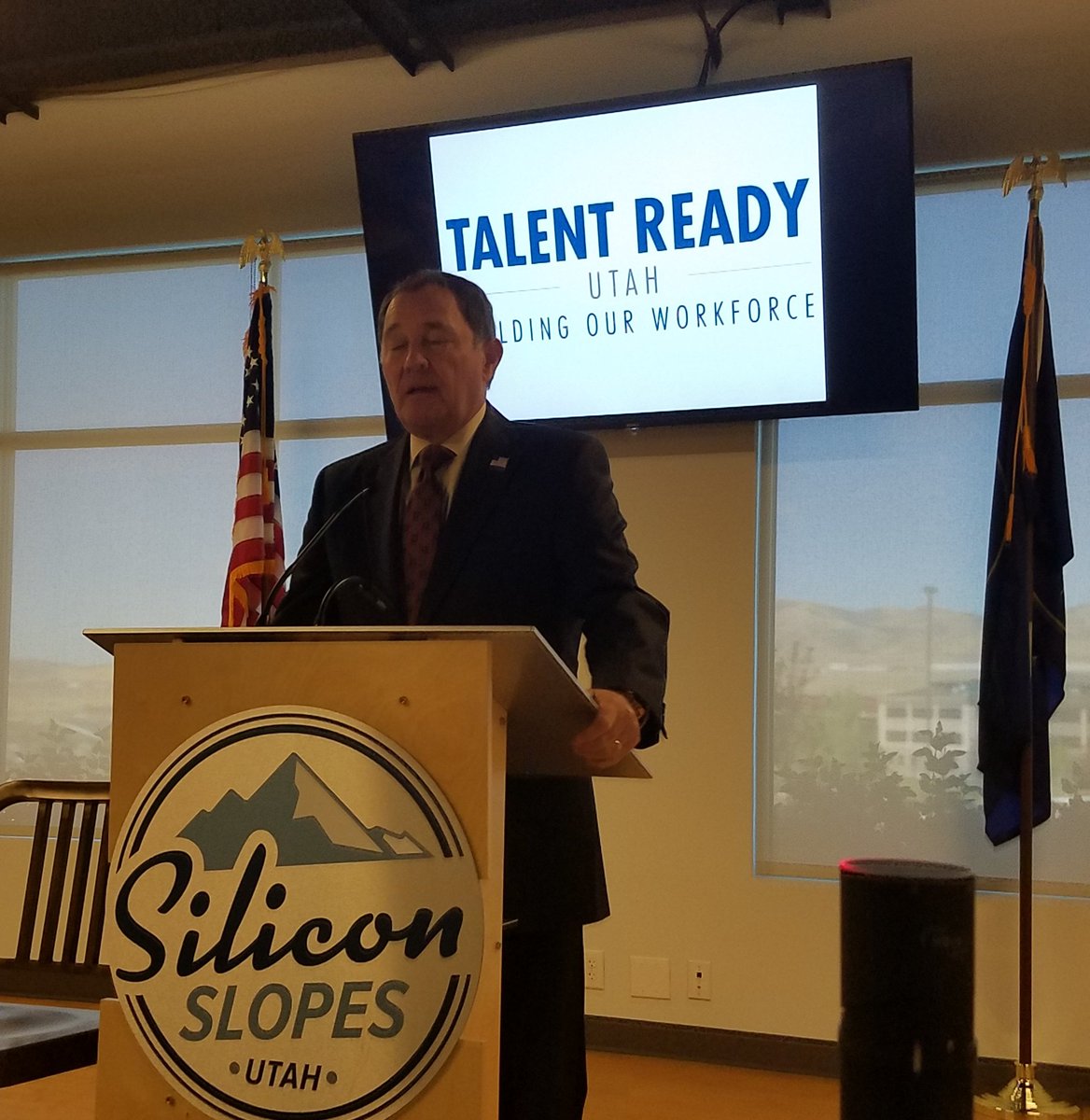 vchecketts's tweet image. Thx @GovHerbert for supporting Utah industry, especially #IT, with initiatives like #TalentReadyUtah @siliconslopes