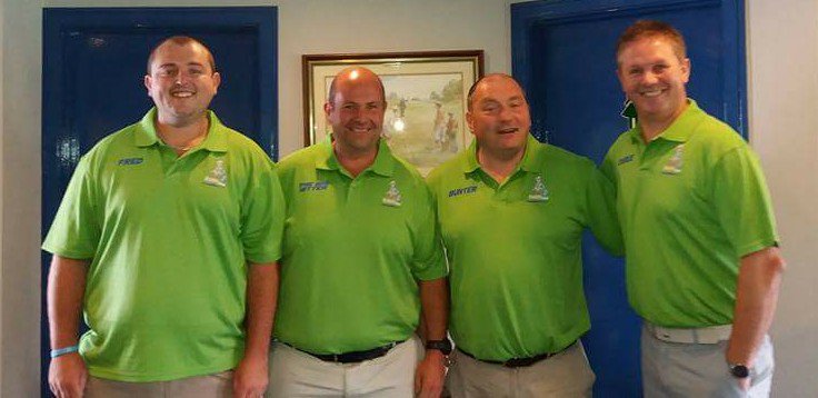 The lads from Ballymena Golf Club with there personalized polo's for captains day
#FourballC

<a href="/ballymenagc/">Ballymena Golf Club</a> #captainsday