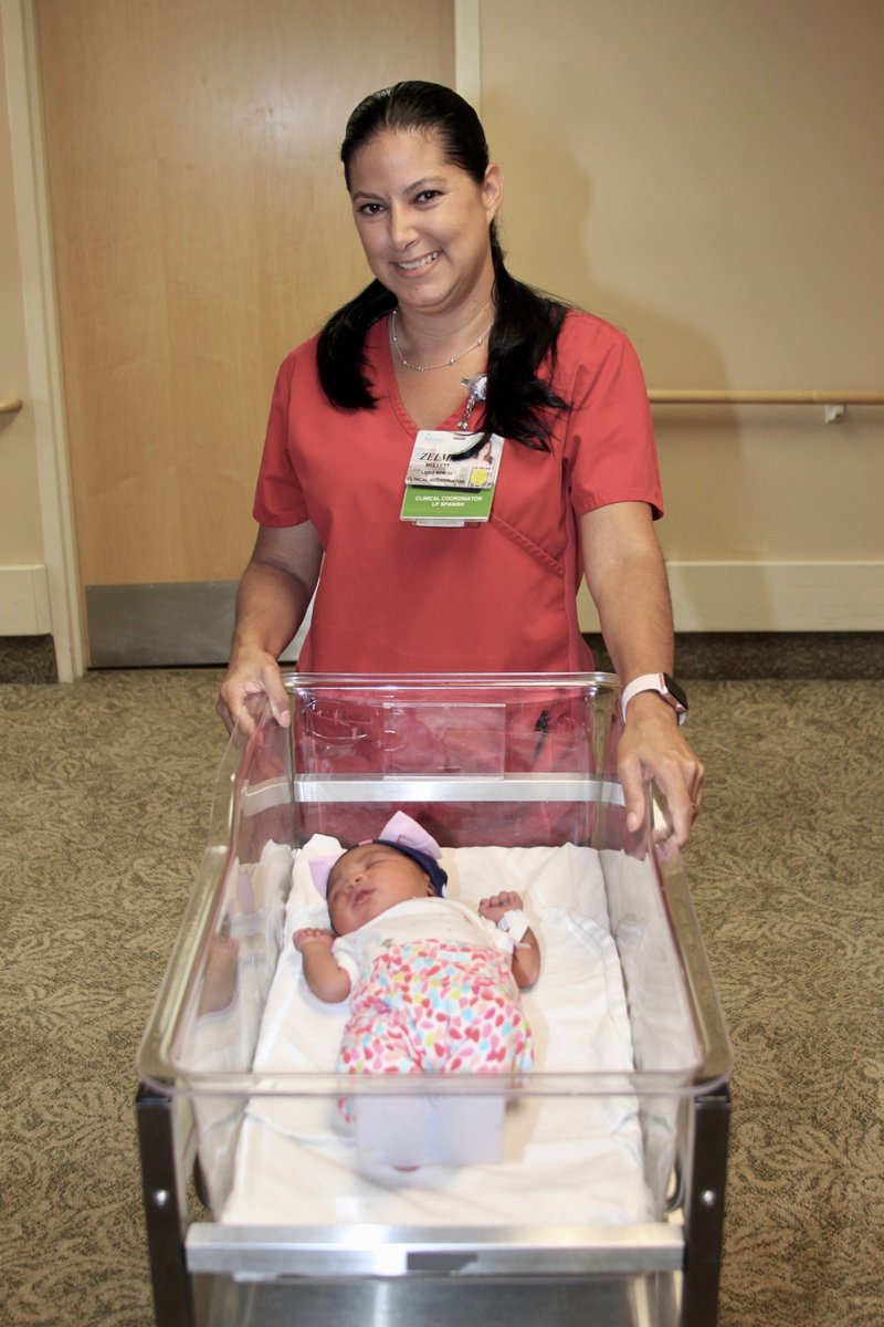 TrinitasRMedCtr's tweet photo. Best wishes to our #Eclipsebaby Tehillah Ogechi! 
With Tehillah is Clinical Coordinator Zelma Mellett RN
May your future be ever bright https://t.co/QY2ujbbUCA