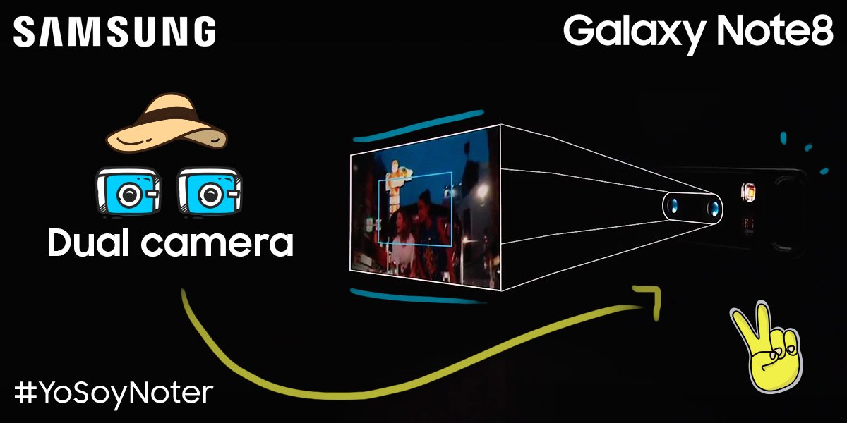 SamsungCO's tweet photo. Dos cámaras enfocando un solo objetivo, ¡qué gran fotografía! #YoSoyNoter #TheNextGalaxy https://t.co/Yv3A2FD4pv