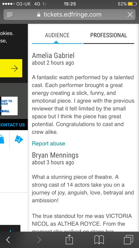 MrBlairR's tweet photo. Great response for #Merrily17 so far. If you enjoyed leave a review at https://t.co/I7stH7qvvz   2for1 tickets tomorrow (code:BALDERDASH) https://t.co/XrNscdevsJ