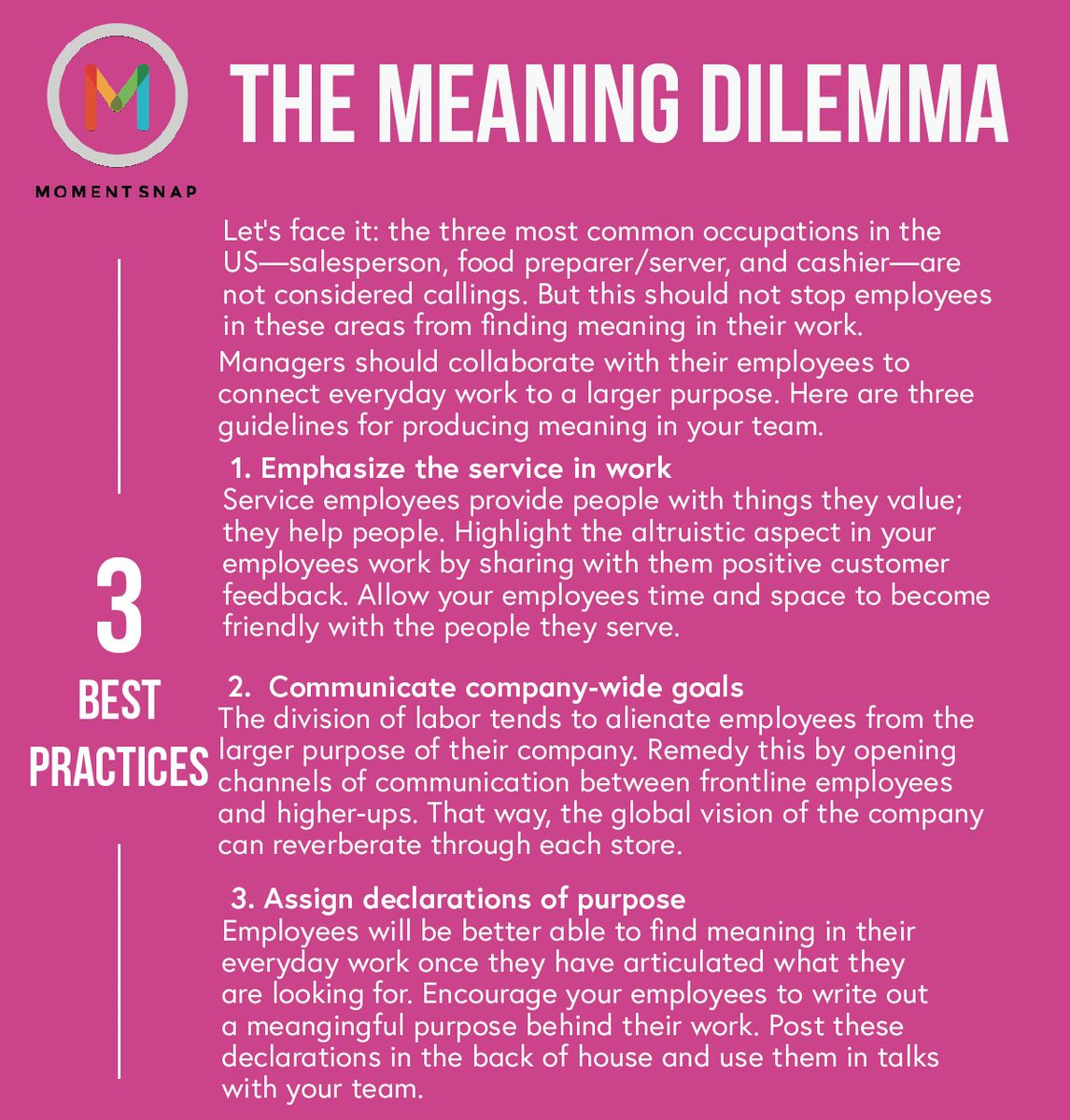 Help your employees find meaning in their work #EmployeeEngagement #HRtech