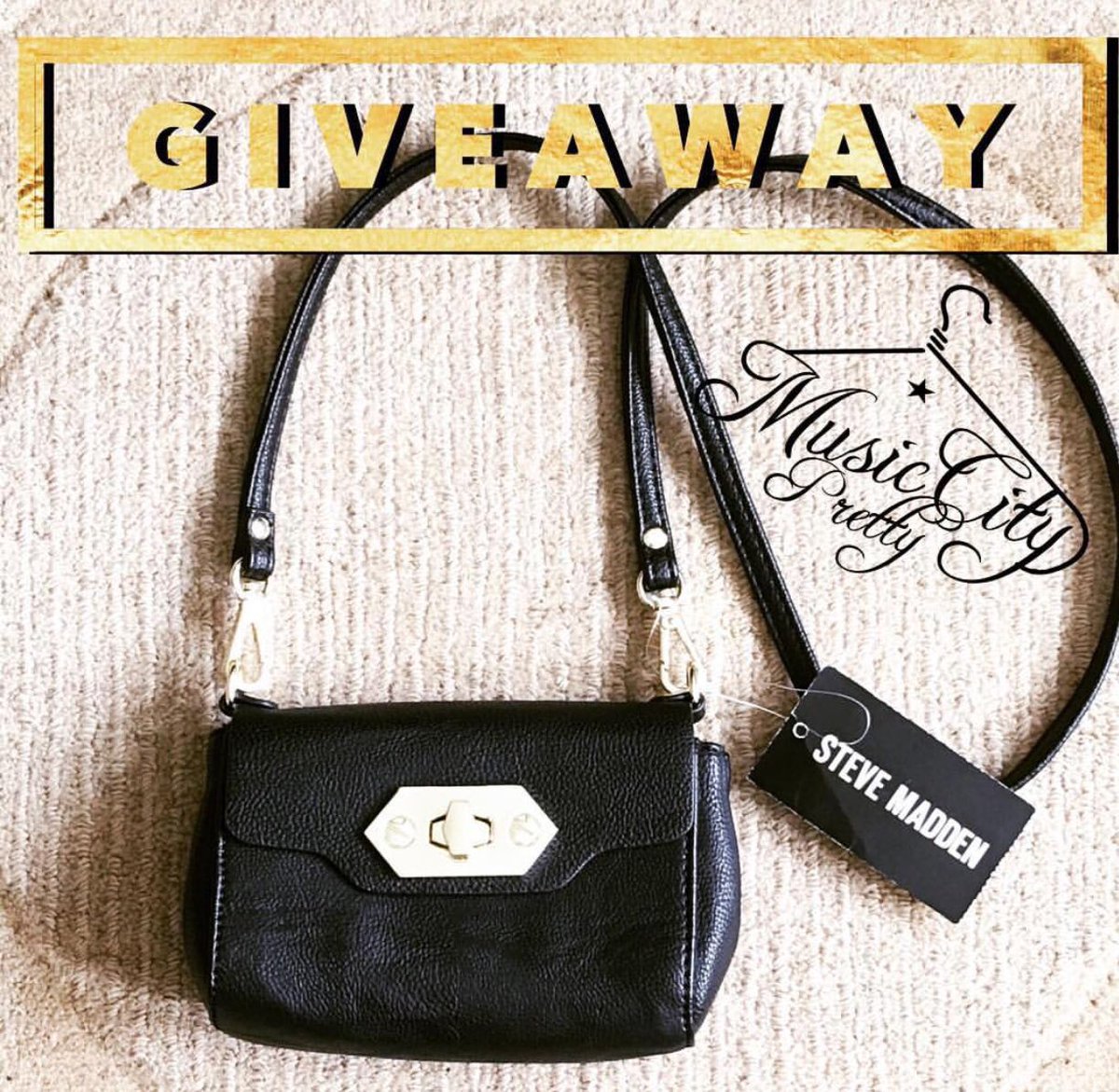 Musiccitypretty's tweet photo. Hey Everyone, remember to #entertowin this adorable #SteveMadden bag! Go to @PaytonTaylor129 or @Musiccitypretty on #Instagram #giveaway https://t.co/UaNvZl0Zbg