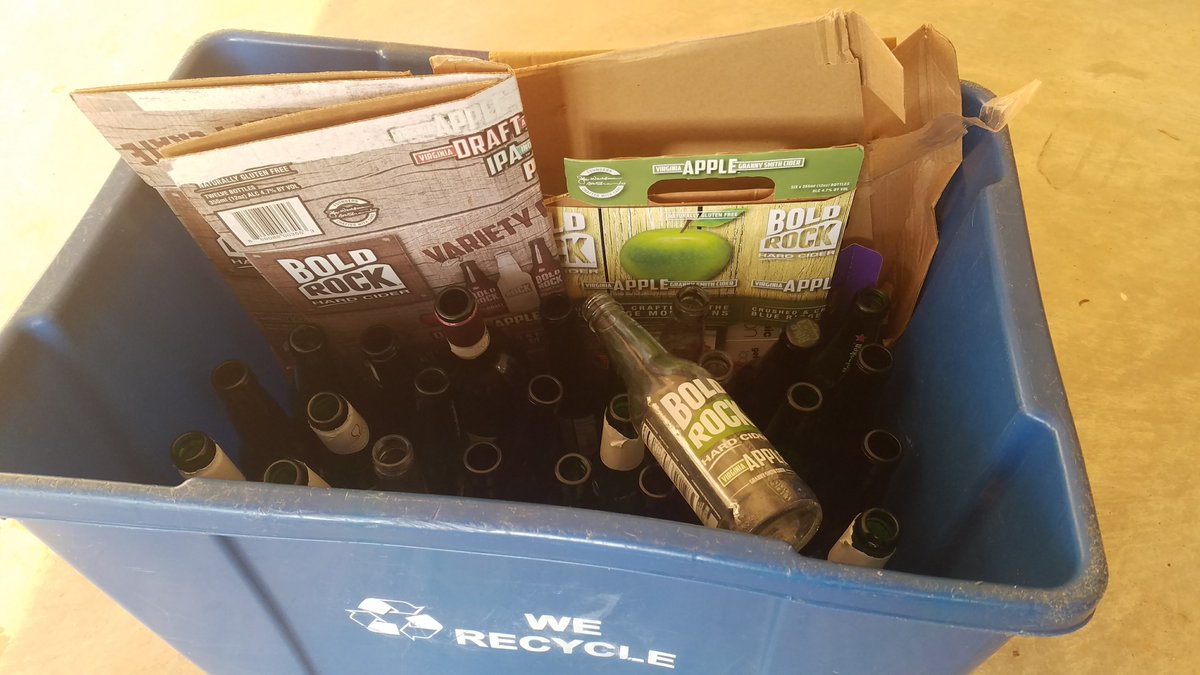 realDCooper's tweet photo. Time to take the @BoldRock recyclables #BoldLockn https://t.co/K6lsZ5HFhT