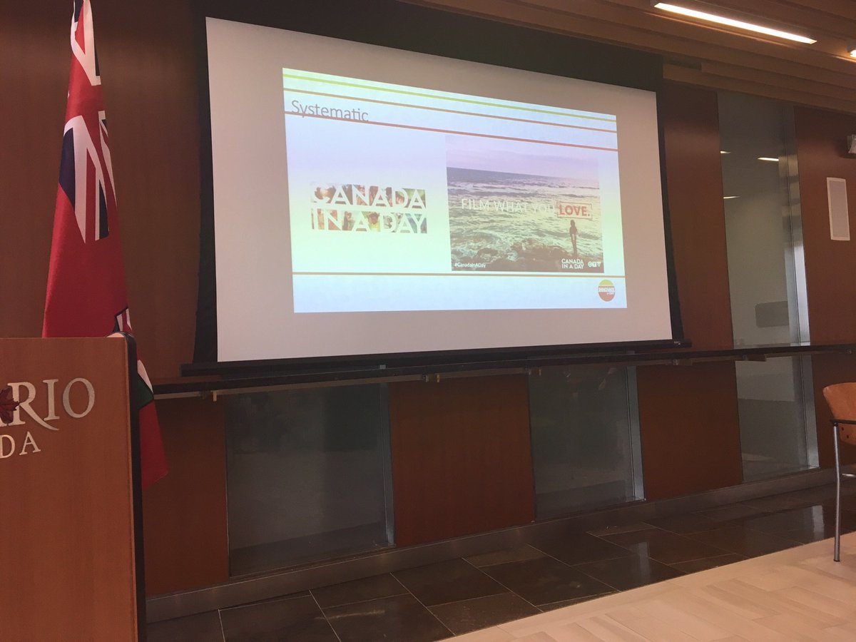 innovatebyday's tweet photo. .@TheDebDay reveals the strategy we employed to build a community from scratch and spur audiences to action for #CanadaInADay. https://t.co/DqATnTtUPk