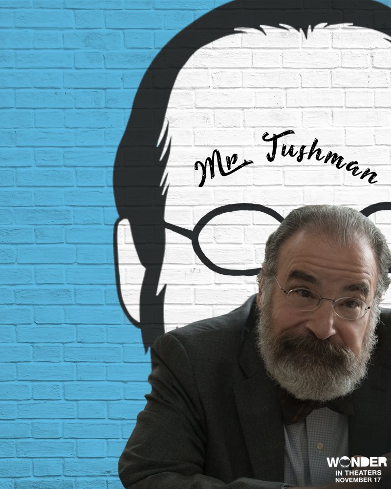 whitebirdmovie's tweet photo. The coolest principal around. 🍎  Mandy Patinkin is Mr. Tushman in #WonderTheMovie. https://t.co/51Gi49jL5P