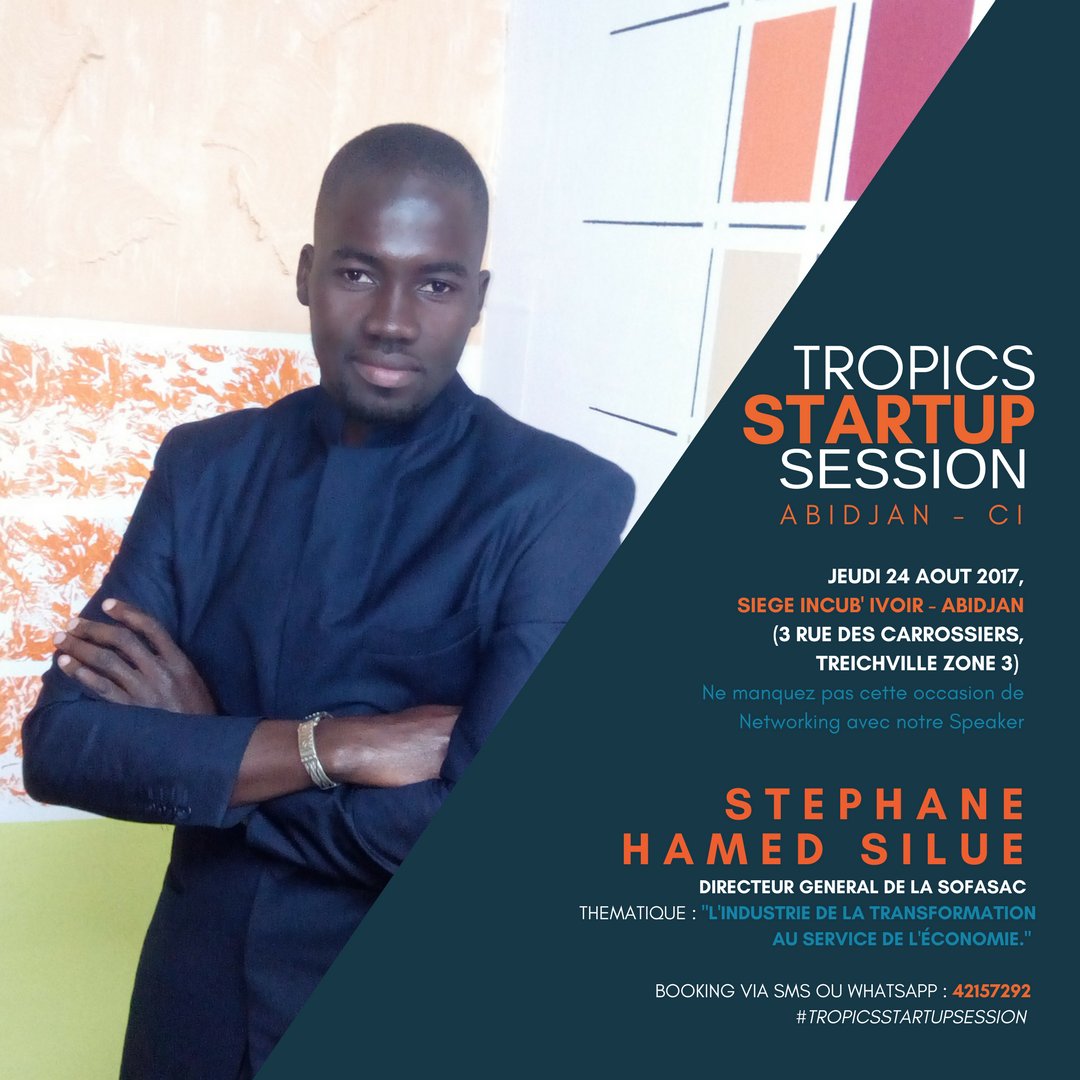 BUSSYEDUCOM's tweet photo. #Rpnumerique J-1 N'oubliez pas de valider votre inscription au #TropicsStartUpSession #cotedivoire #IndustrieTransformation @TropicsMagazine https://t.co/Hygz0NH8sX