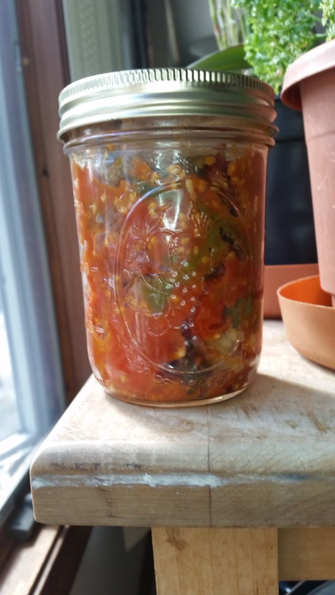 Another harvest day, tomatoes, and peppers roasted with garlic <a href="/BrenHaas/">Bren Haas</a>