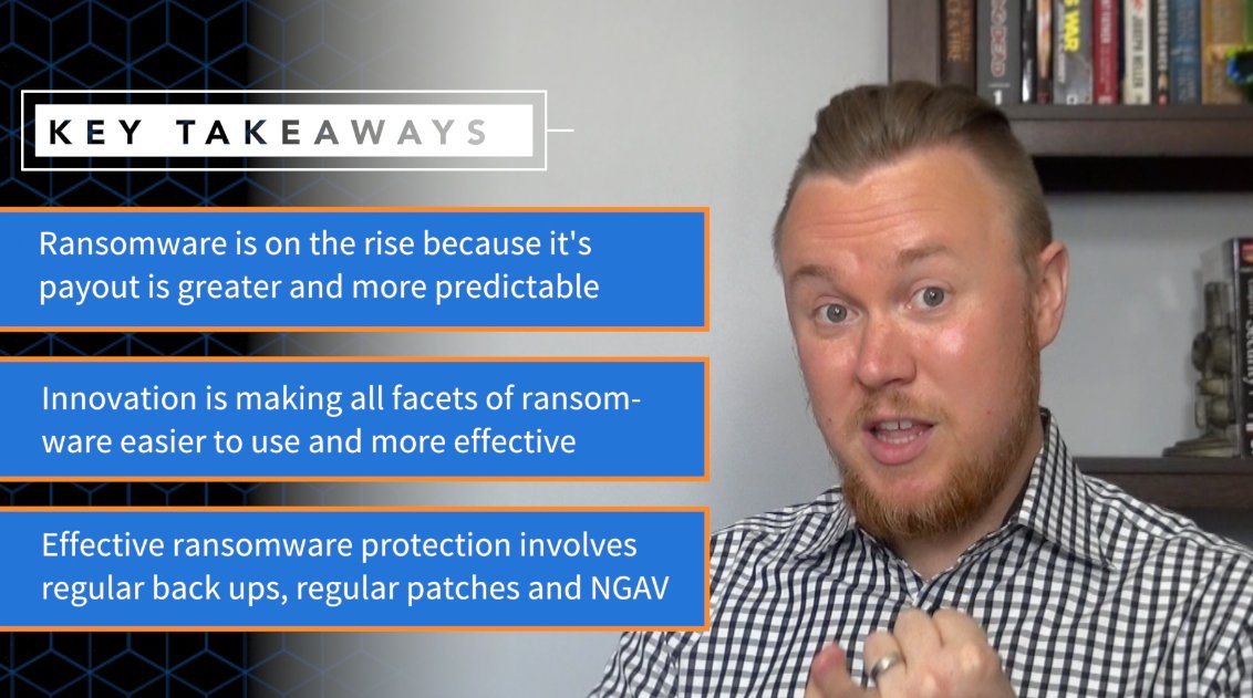 carbonb1ack's tweet photo. “The 101” – Episode 7 – Why is #Ransomware on the Rise? - via @blantr0n @CarbonBlack_Inc - https://t.co/ejOJnrduDb #infosec #malware #the101 https://t.co/1TbRqR9Fva