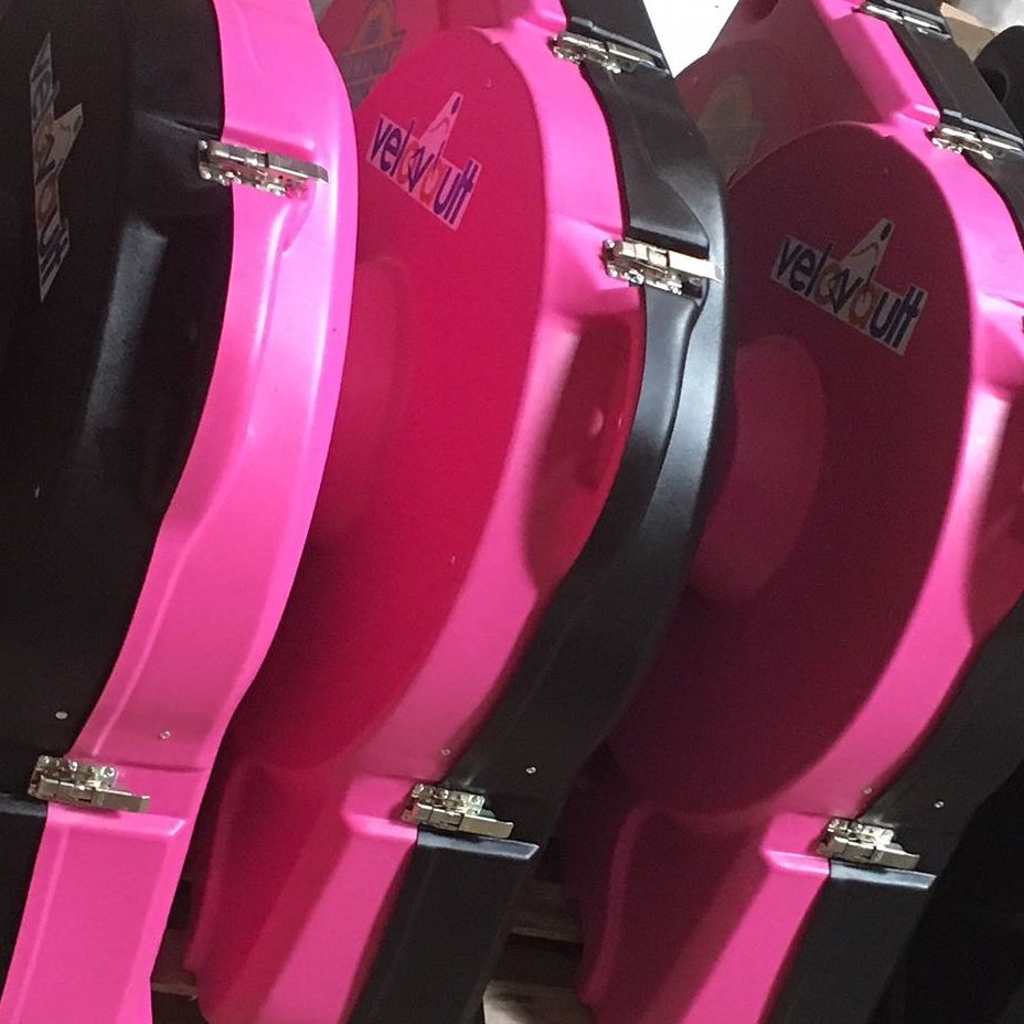 BikeBoxOnline's tweet photo. Limited edition Pink &amp; black and red &amp; black velovaults in stock for purchase now! Guaranteed to not get mistaken in luggage reclaim 😍😍 https://t.co/wvoEpA9HRj