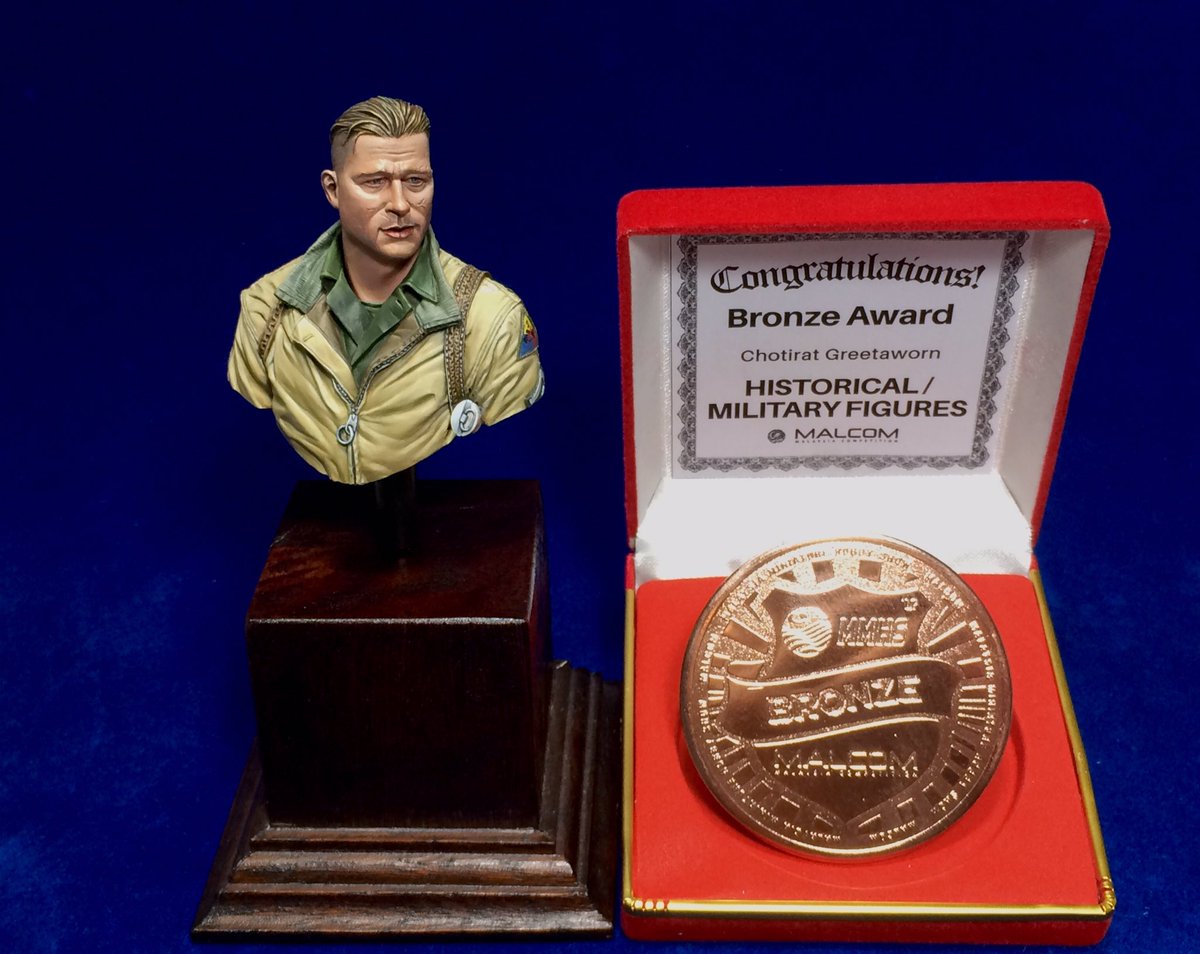 TiD_ScaleModel's tweet image. Historical/Military Figures (War Daddy 1/10 Bust) - Bronze Award