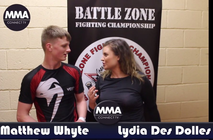 FightConnectTV's tweet photo. Watch: @LydiaDesDolles catches up w/ @FullPowerMMA's Matthew Whyte after his grappling superfight at @BattlezoneFC 

https://t.co/ONwemZ7dQ5 https://t.co/0ecIdJWe1J
