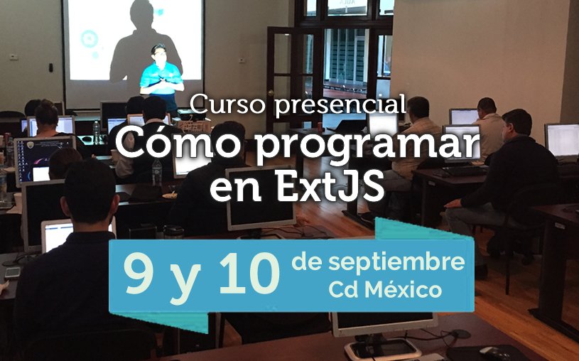 ExtMX's tweet photo. Curso presencial 9 y 10 de septiembre. Cómo programar en ExtJS! regístrate aquí https://t.co/rFctE4S3AU https://t.co/B5WD3mpMxa