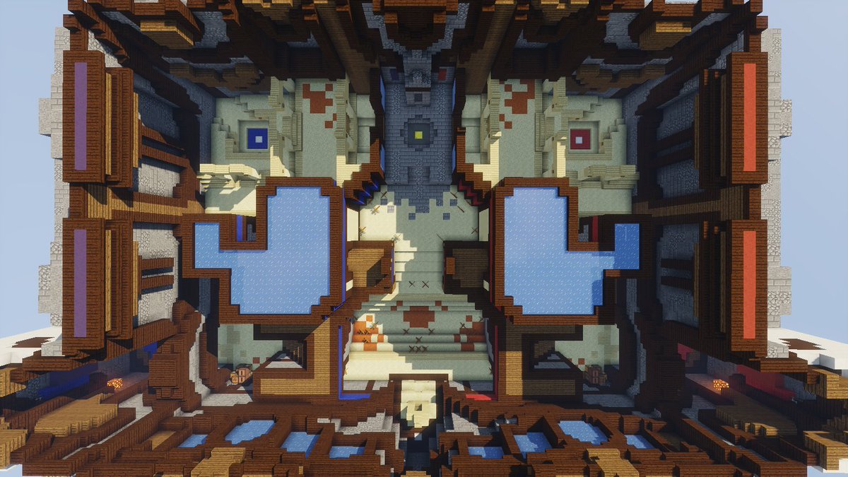 Buildlion's tweet image. CTF2.0 map "Basilica" by @Resheef &amp;amp; @cratainmc - aesthetics by @NmbBlue, Claf and Strangey