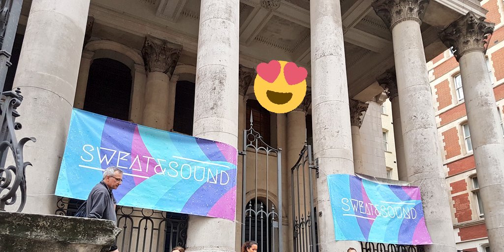 hekahappy's tweet image. Seriously excited for some Zen time with @sweatandsound Yoga in a church with a live orchestra 🎻🙇😁 #yoga #sweatandsound
