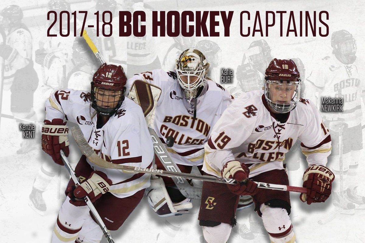 BC_WHockey's tweet photo. NEWS: @BC_CoachCrowley announces the #BCEagles' captains for 2017-18 | https://t.co/Wed9t544zP https://t.co/F6CPSUCWOb