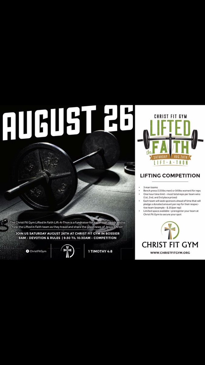 LiftedInFaith's tweet photo. We still need team sponsors..let us know if you would like to pledge support for one our teams! https://t.co/fp0Rifu4DT