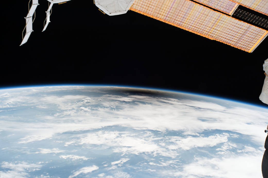 Space360HQ's tweet photo. Wow, what a view! Have you seen the extraordinary images of this week's Total Solar #Eclipse from the @Space_Station? https://t.co/MinnVrqfOE