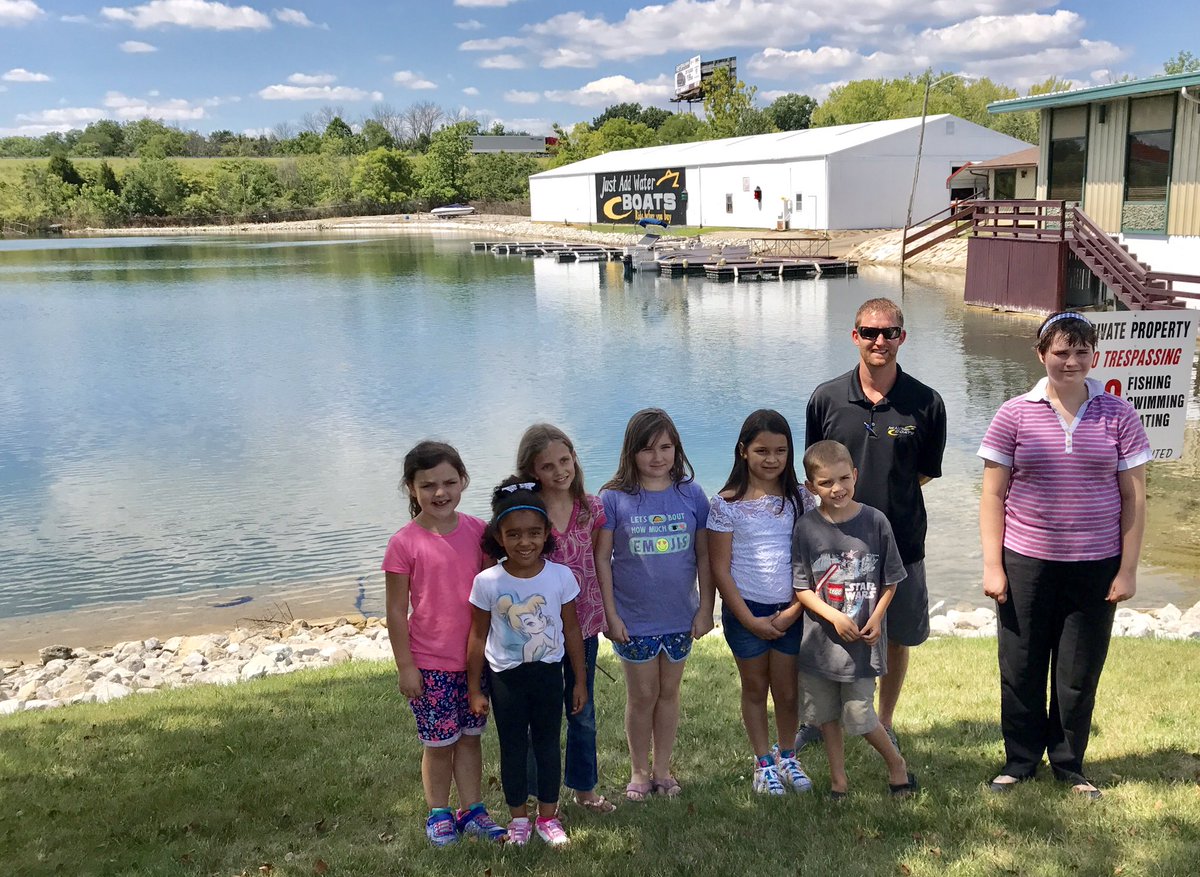 JustAddWater_IN's tweet photo. We got to spend time today with Connie Walsman's class at Neighborhood Academy to learn more about boating! Great day with the kids! https://t.co/enAEH3ZdI8